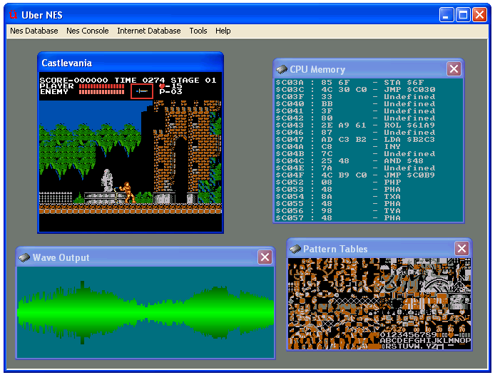 A sample debugging screenshot.